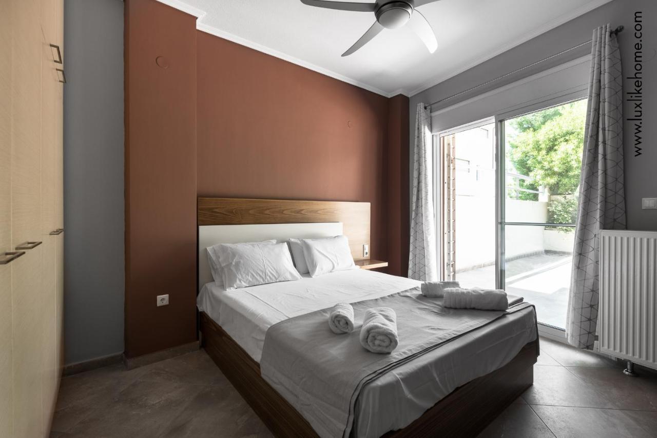 #Luxlikehome - Mediterranee Beachfront Summer House Kalyves Polygyrou Exteriör bild